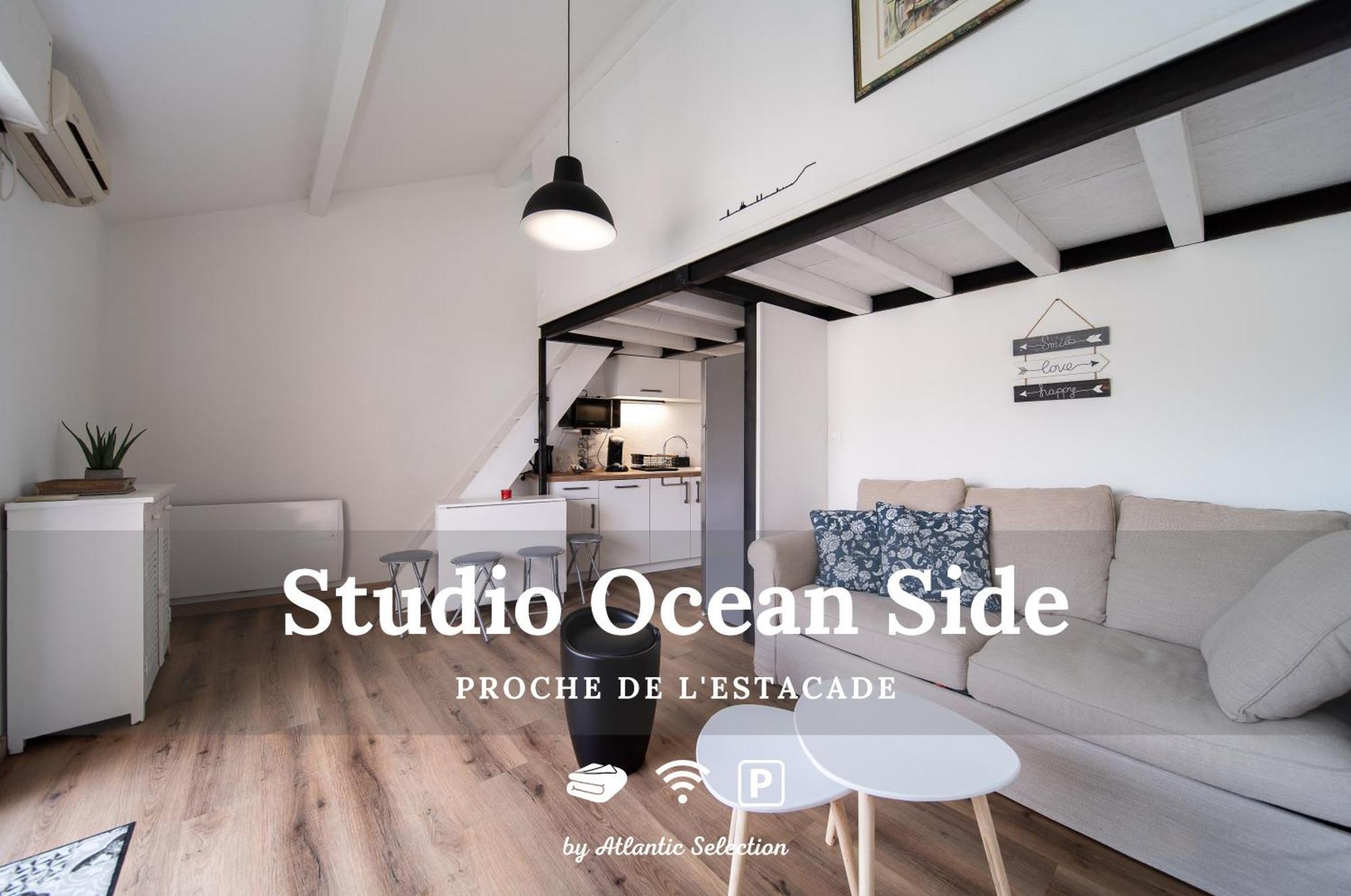 Atlantic Selection - Studio Ocean Side - A 200 Metres De L'Estacade 卡布勒通 外观 照片